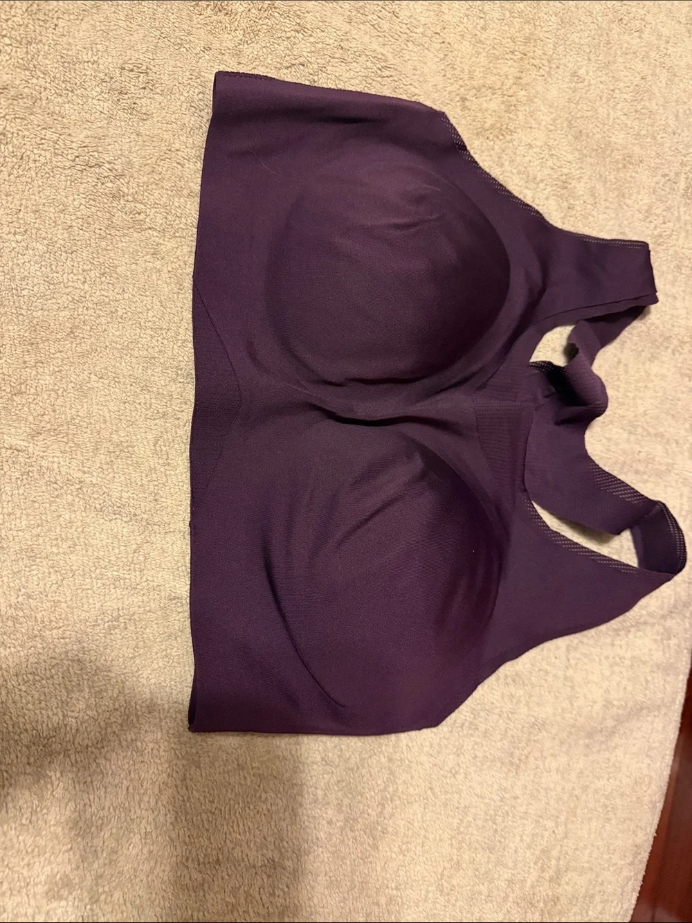 Soma Wireless Seamless Bra in Plum